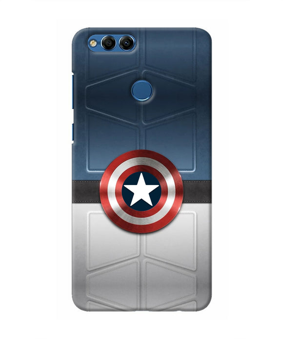 Captain America Suit Honor 7X Real 4D Back Cover