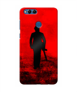 Rocky Bhai with Gun Honor 7X Real 4D Back Cover