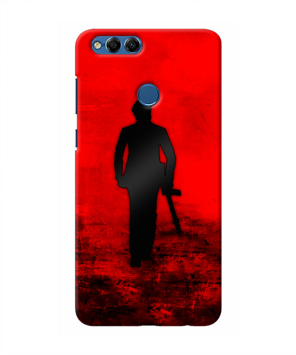 Rocky Bhai with Gun Honor 7X Real 4D Back Cover