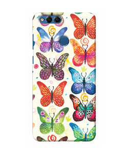 Abstract Butterfly Print Honor 7x Back Cover