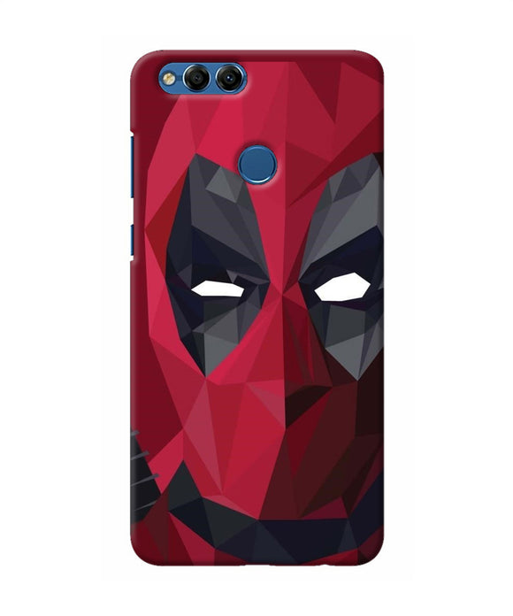 Abstract Deadpool Mask Honor 7x Back Cover