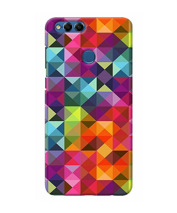 Abstract Triangle Pattern Honor 7x Back Cover