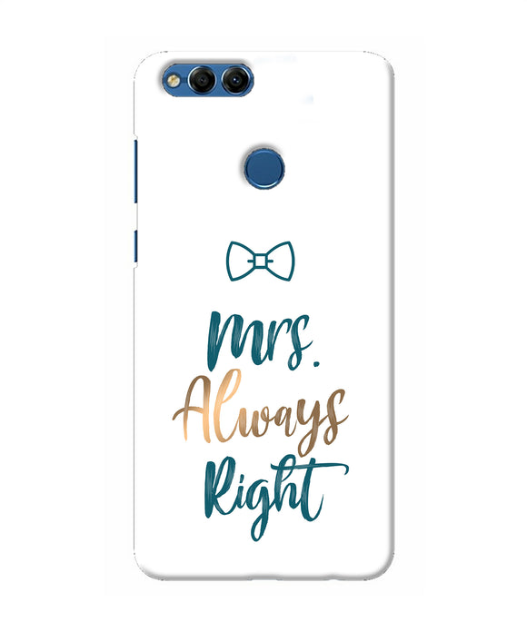 Mrs Always Right Honor 7x Back Cover