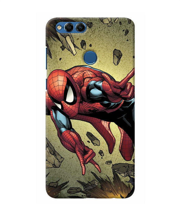 Spiderman On Sky Honor 7x Back Cover