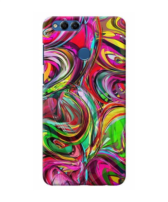 Abstract Colorful Ink Honor 7x Back Cover