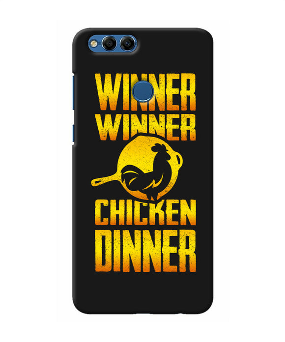 Pubg Chicken Dinner Honor 7x Back Cover