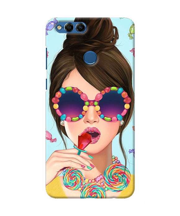 Fashion Girl Honor 7x Back Cover