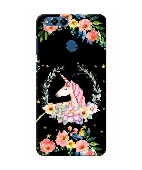 Unicorn Flower Honor 7x Back Cover
