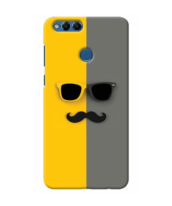 Mustache Glass Honor 7x Back Cover