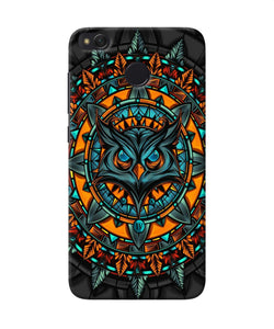 Angry Owl Art Redmi 4 Back Cover