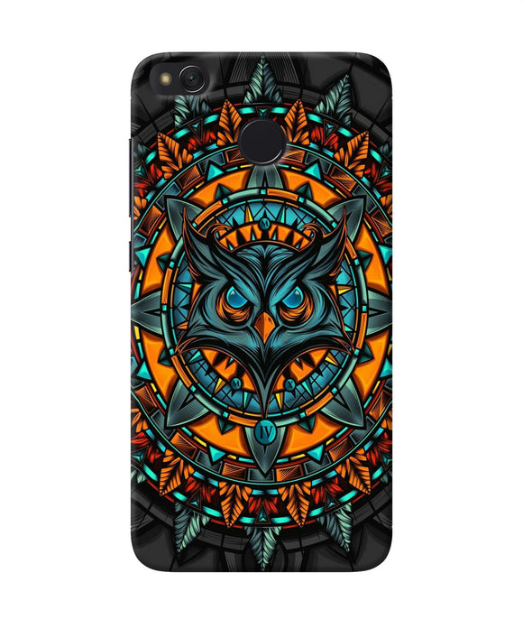 Angry Owl Art Redmi 4 Back Cover