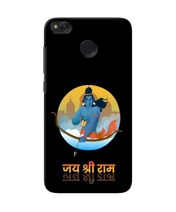 Black Jay Shree Ram Redmi 4 Back Cover