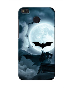 Batman Rises Redmi 4 Real 4D Back Cover