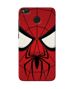 Spiderman Face Redmi 4 Real 4D Back Cover