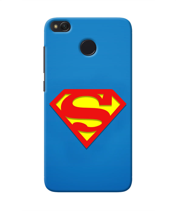 Superman Blue Redmi 4 Real 4D Back Cover