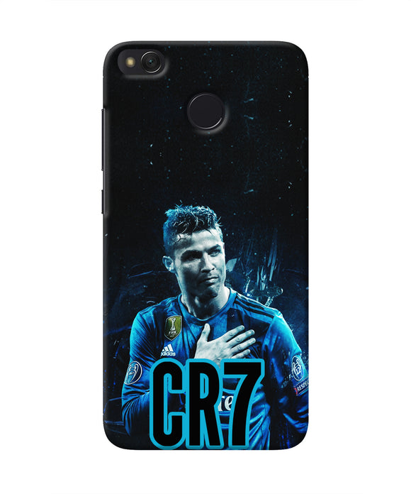 Christiano Ronaldo Blue Redmi 4 Real 4D Back Cover
