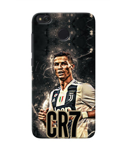 CR7 Dark Redmi 4 Real 4D Back Cover