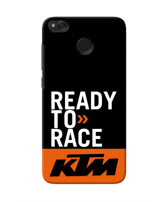 KTM Ready To Race Redmi 4 Real 4D Back Cover