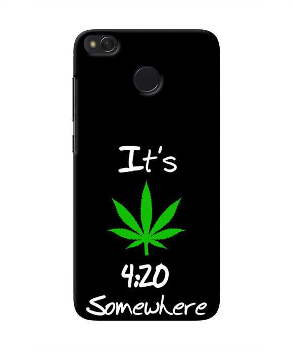 Weed Quote Redmi 4 Real 4D Back Cover
