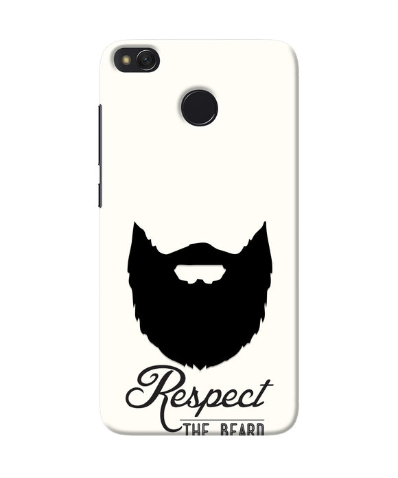 Respect the Beard Redmi 4 Real 4D Back Cover
