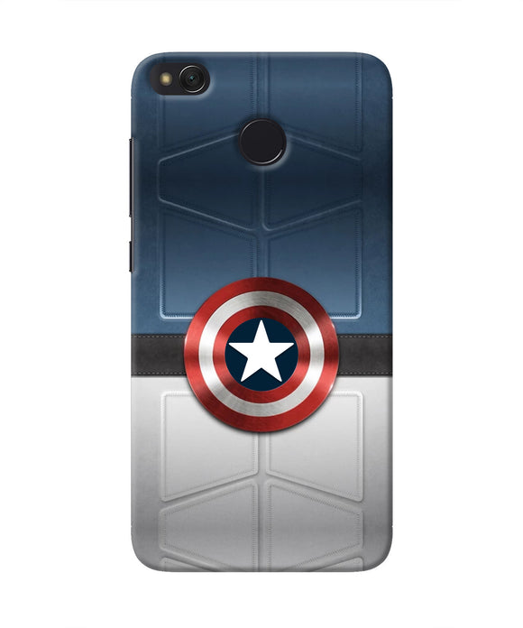 Captain America Suit Redmi 4 Real 4D Back Cover