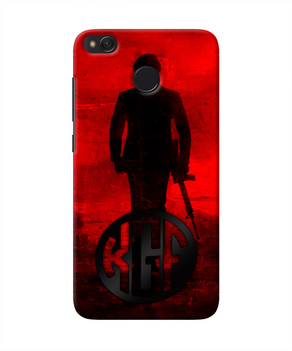 Rocky Bhai K G F Chapter 2 Logo Redmi 4 Real 4D Back Cover