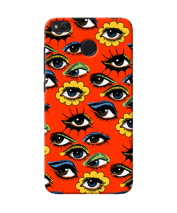 Abstract Eyes Pattern Redmi 4 Back Cover