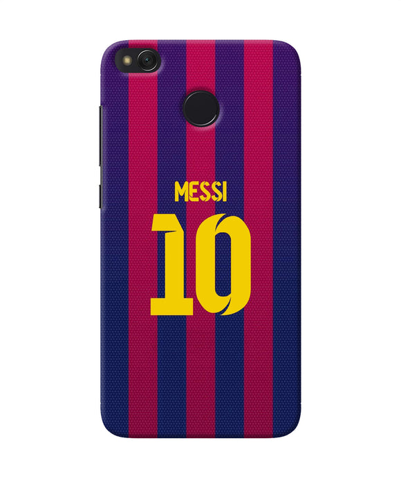 Messi 10 Tshirt Redmi 4 Back Cover