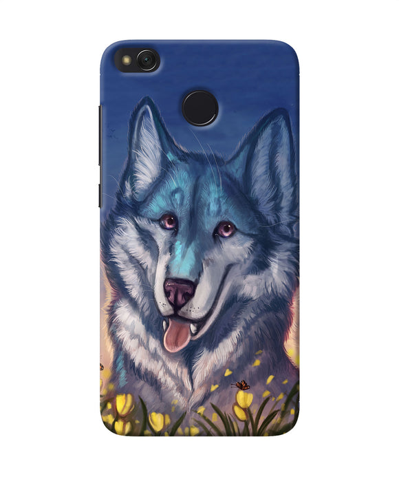 Cute Wolf Redmi 4 Back Cover