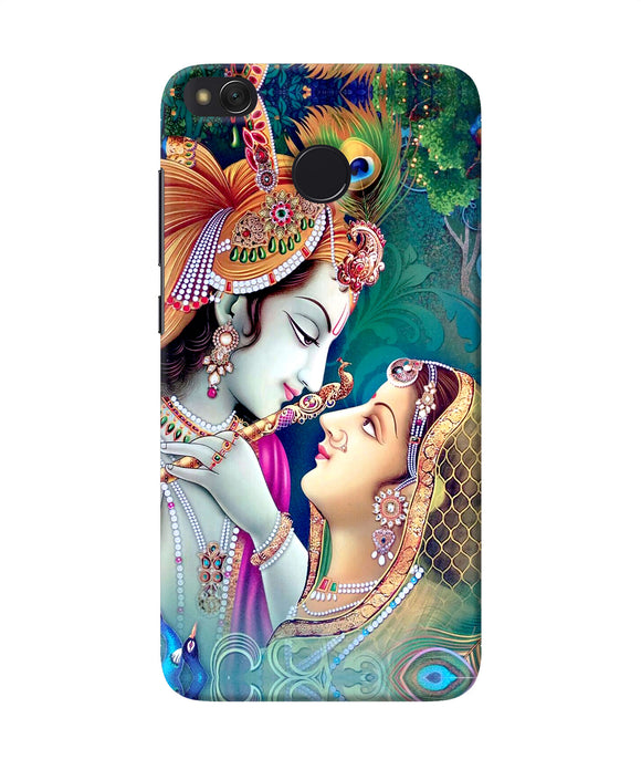 Lord Radha Krishna Paint Redmi 4 Back Cover