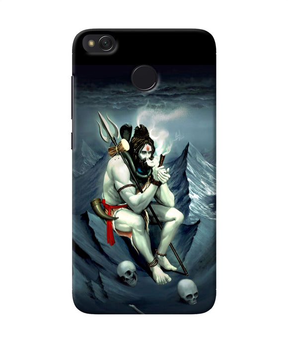 Lord Shiva Chillum Redmi 4 Back Cover