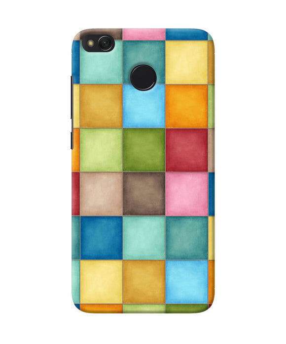 Abstract Colorful Squares Redmi 4 Back Cover