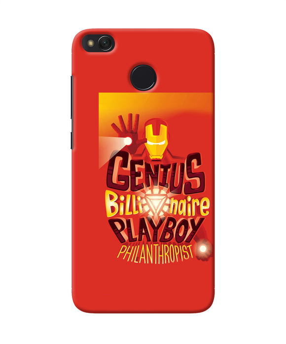 Ironman Quote Redmi 4 Back Cover