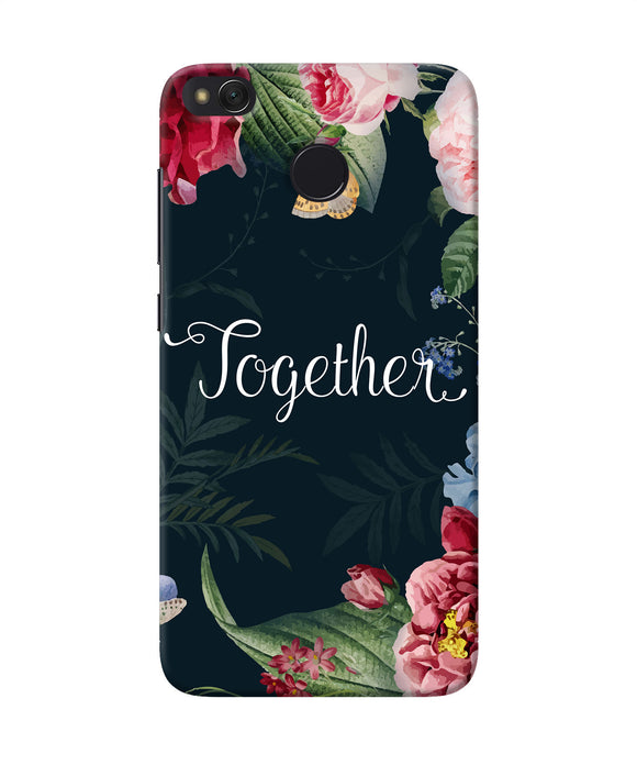 Together Flower Redmi 4 Back Cover