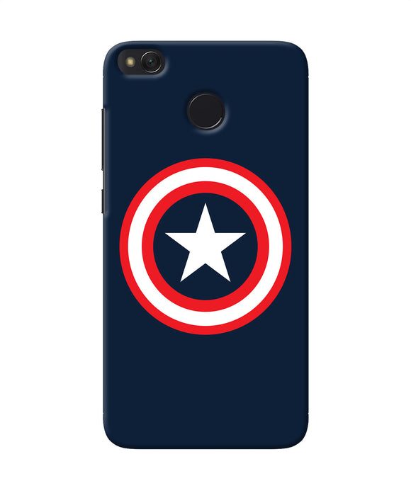 Captain America Logo Redmi 4 Back Cover