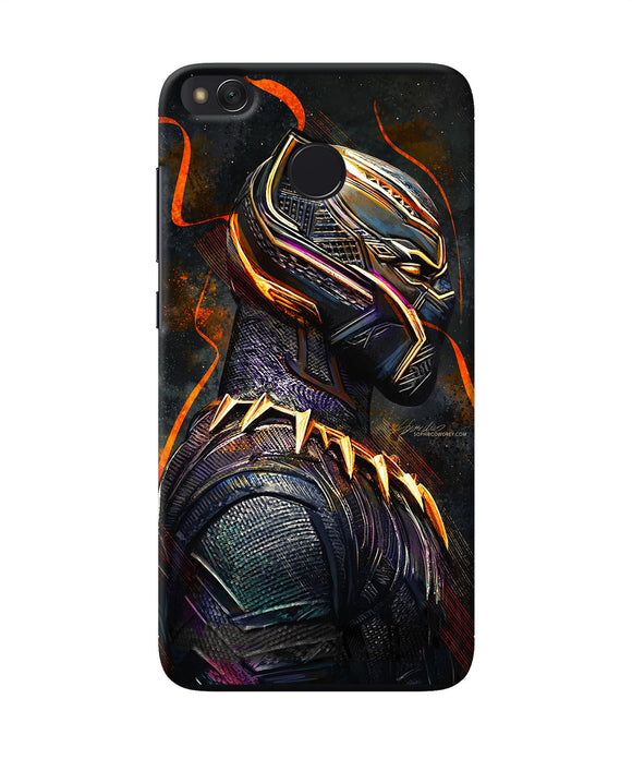 Black Panther Side Face Redmi 4 Back Cover