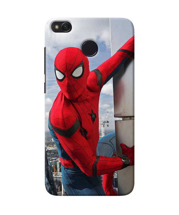 Spiderman On The Wall Redmi 4 Back Cover
