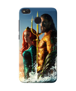 Aquaman Couple Redmi 4 Back Cover