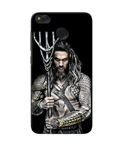 Aquaman Trident Black Redmi 4 Back Cover