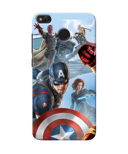 Avengers On The Sky Redmi 4 Back Cover