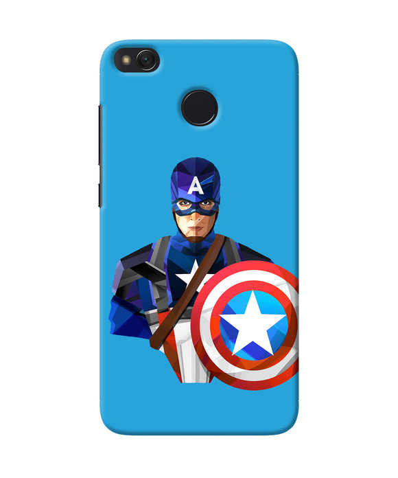 Captain America Character Redmi 4 Back Cover