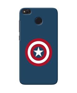 Captain America Logo Redmi 4 Back Cover