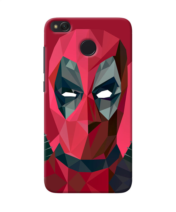 Abstract Deadpool Full Mask Redmi 4 Back Cover