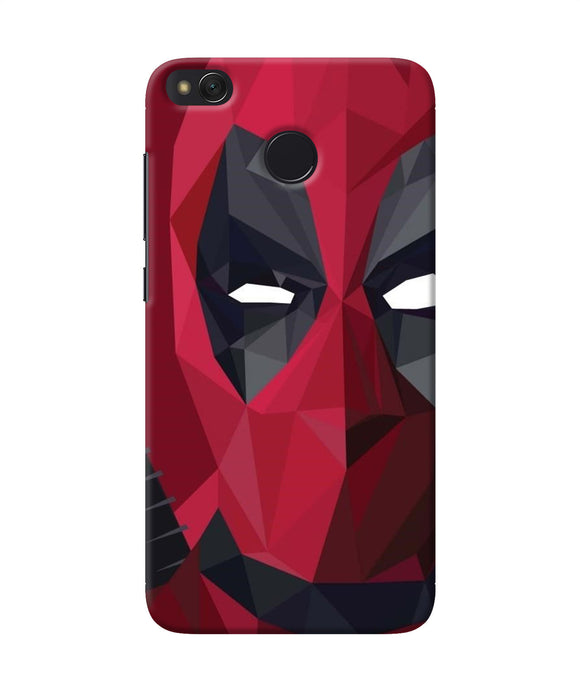 Abstract Deadpool Half Mask Redmi 4 Back Cover