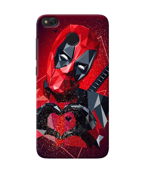 Deadpool Love Redmi 4 Back Cover