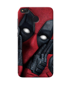 Thinking Deadpool Redmi 4 Back Cover