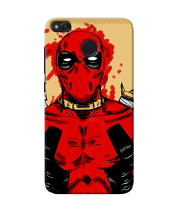 Blooded Deadpool Redmi 4 Back Cover