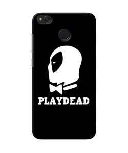 Play Dead Redmi 4 Back Cover