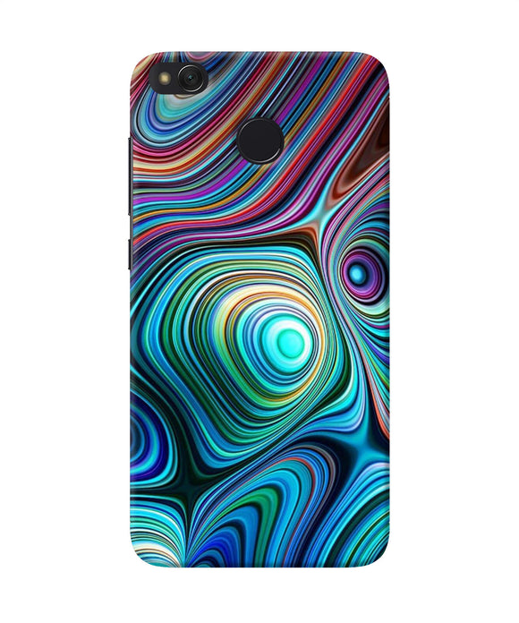 Abstract Coloful Waves Redmi 4 Back Cover