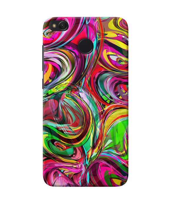 Abstract Colorful Ink Redmi 4 Back Cover